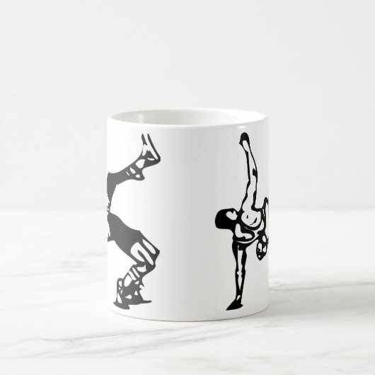 Witte rusteling koffiemok (Center)