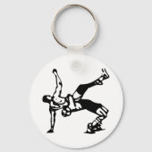 Witte rusteling sleutelhanger (Voorkant)