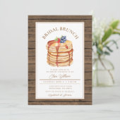 Witte Rustieke Fruit Pannenkoek Vrijgezellenfeest  Kaart (Staand voorkant)