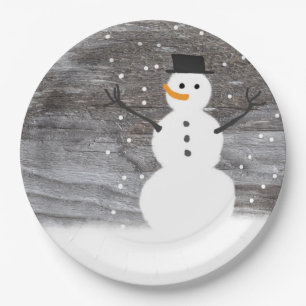 Witte Rustige sneeuwkerst in bord