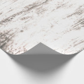 Witte Rustige wijnbouw Wood Cadeaupapier (Hoek)