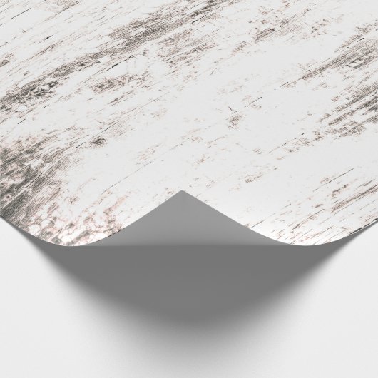 Witte Rustige wijnbouw Wood Cadeaupapier (Hoek)