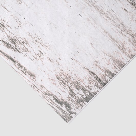 Witte Rustige wijnbouw Wood Tissuepapier (Detail)