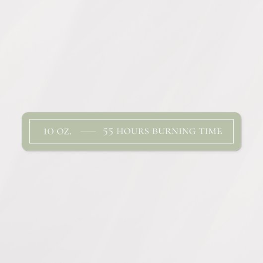 Witte & Sage Candle Tamper-proof Seal Labels (Design 1)