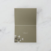 Witte Sakura Kersenbloesem Trouwdag Bedankt (Binnen)