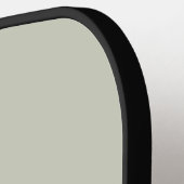 Witte Salie Effen Kleur Pickleball Paddle (Links Detail)