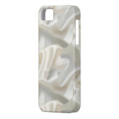witte satijnefoons Case-Mate iPhone case (Achterkant Links)