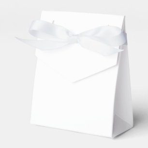 Witte Satijnen Favor Doos   Elegante Cadeauverpakk Bedankdoosjes