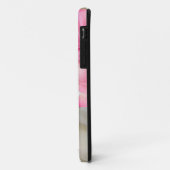 Witte satijnen lakens en roze rozen Case-Mate iPhone case (Achterkant/links)