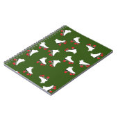 Witte Schaatsen van Roller Notitieboek (Linkerzijde)