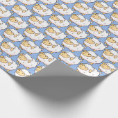 Witte schapen cadeaupapier (Hoek)