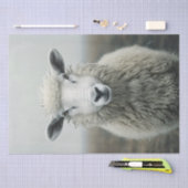 Witte schapen foto Decoupage Tissuepapier (Craft)