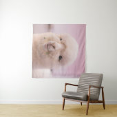WITTE SCHAPEN IN DICHTE FOTOGRAFIE WANDKLEED (In Situ (horizontaal))