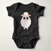 Witte schapen romper (Voorkant)