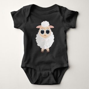 Witte schapen romper
