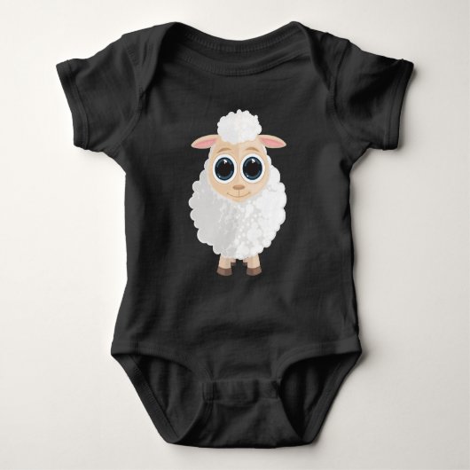 Witte schapen romper (Voorkant)
