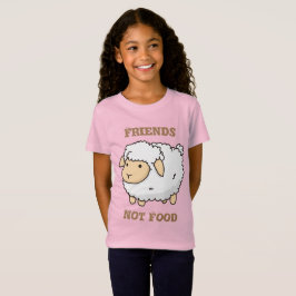 Witte schapen t-shirt