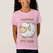Witte schapen t-shirt (Voorkant)