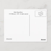 Witte scharnieren briefkaart (Achterkant)