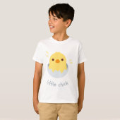 Witte schattige chick T-shirt (Voorkant volledig)