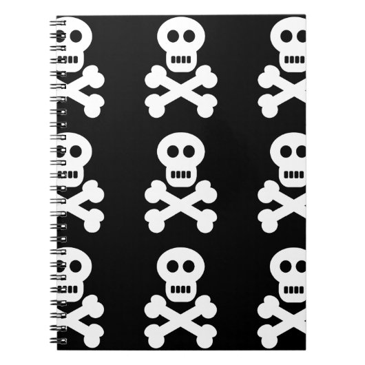 Witte schedels notitieboek (Voorkant)