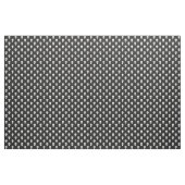 Witte schedels op zwarte stof (Fat Quarter)