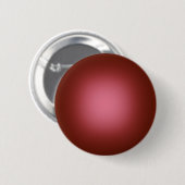 Witte schijnwerper op rood ronde button 5,7 cm (Voorkant /achterkant)