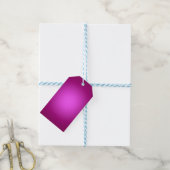 Witte schijnwerper op roze cadeaulabel (Met Touw)