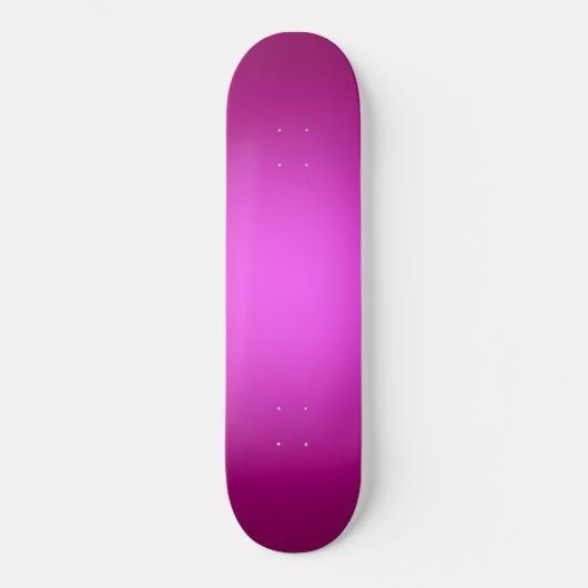 Witte schijnwerper op roze persoonlijk skateboard (Voorkant)