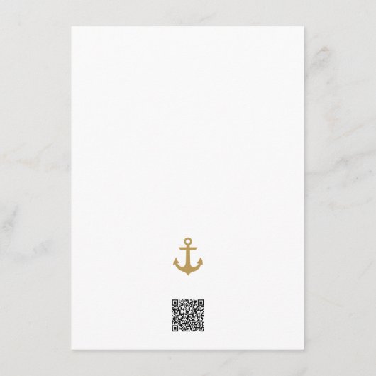 Witte, schone Kaart voor bevestigen huwelijk (Achterkant)