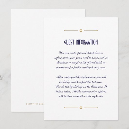 Witte, schone Kaart voor rond huwelijk (Voorkant / Achterkant)