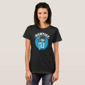 Witte Schone Tanden Dentist 2 T-shirt (Voorkant volledig)