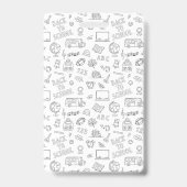 Witte School Iconen Homeschool Educator ID Badge (Achterkant)