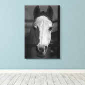 WITTE SCHOONHEID 16x24 Canvas Afdruk (Insitu (Houten vloer))