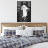 WITTE SCHOONHEID 16x24 Canvas Afdruk (Insitu (Slaapkamer))