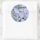 Witte schoonheid ronde sticker (Tas)