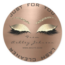 Witte Schoonheidssalon Glitter SkinnyGold Lash Cle