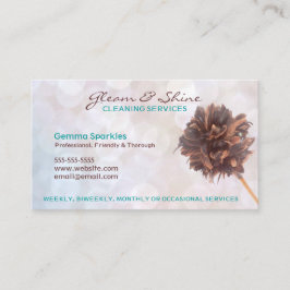 Witte schoonmaakdiensten Visitekaartjes