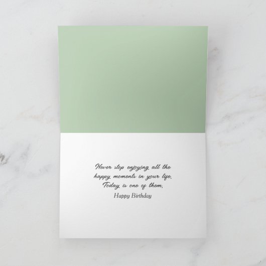 Witte Schotse Hoogland Kalf in Daisies Verjaardag Kaart (Binnen)