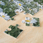 Witte Schotse Hoogland kalf in Daisy Meadow Legpuzzel (Zijkant)