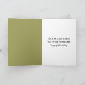 Witte Schotse Hoogland Kalf Verjaardag Kaart (Binnen)