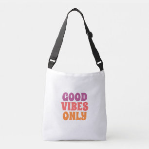 Witte schoudertas met zwarte riem crossbody tas