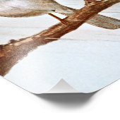 Witte schroefdraad foto afdruk (Hoek)