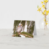 Witte schroefdraad voor opmerkingen kaart (Gele Bloem)