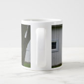 Witte Schuur Grote Koffiekop (Achterkant)