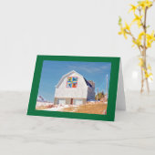 Witte Schuur met het teken van de Hexuitdraai Kaart (Gele Bloem)