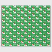 Witte Scottie Dog Cute Festive Hondenliefhebbers Cadeaupapier (Vlak)