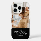 Witte script gevestigde moeder aanpasbaar Case-Mate iPhone case (Achterkant)