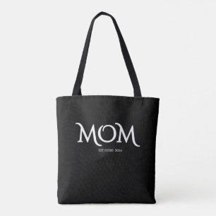 Witte Script Gevestigde Moeder Moederdag Tote Bag