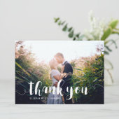 Witte Script Overlay Bedankt (Staand voorkant)